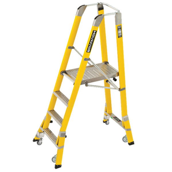 BRANACH MOBILE Fibreglass Platform Step ladder