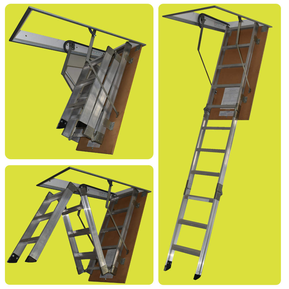 AMBOSS Attic Access Ladders LadderZone   AM Ceiling Ladder03 