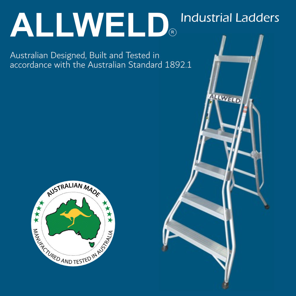 ALLWELD Fully Welded Dual Purpose Ladder - Image 3