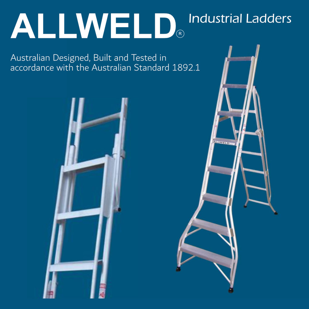 ALLWELD Fully Welded Dual Purpose Ladder - Image 2