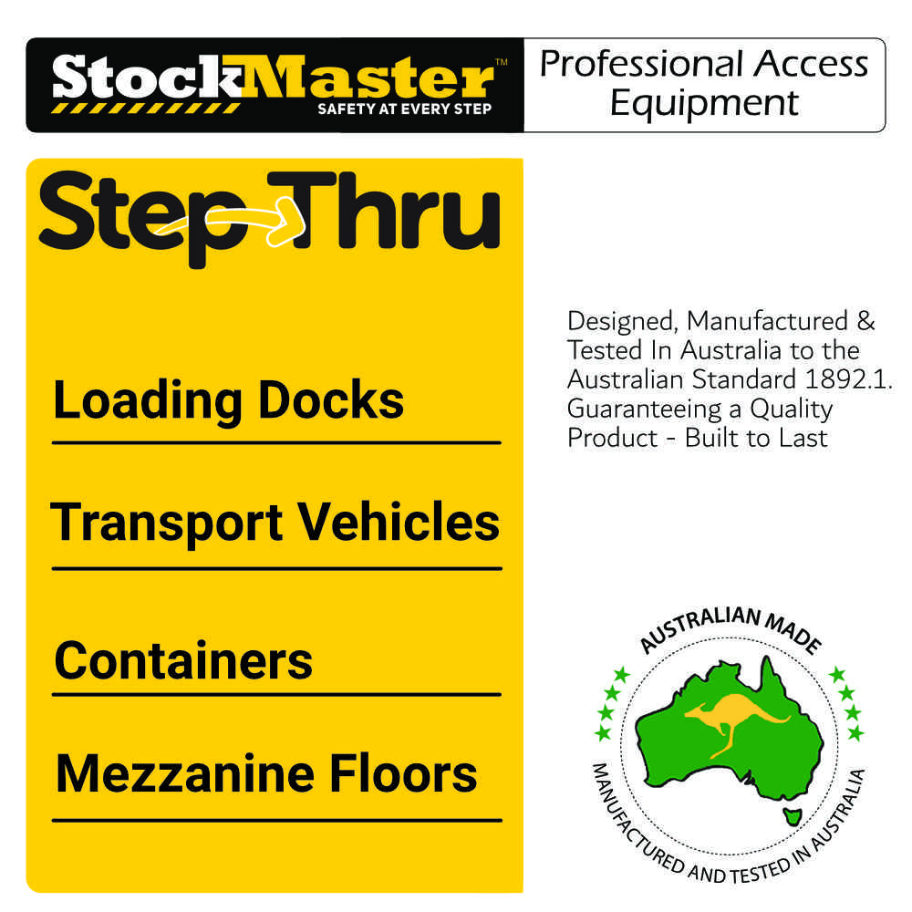 StockMaster STEP-THRU Mobile Stair Access - Image 4