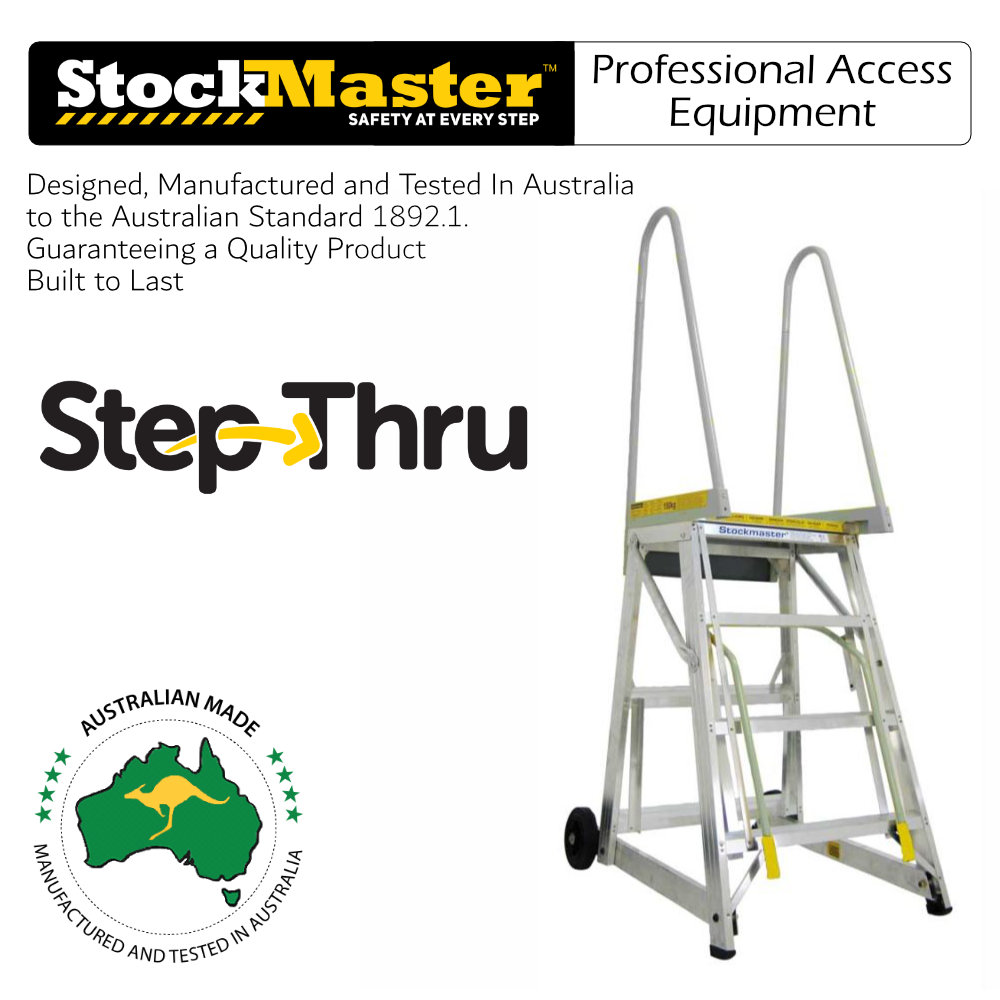 StockMaster STEP-THRU Mobile Stair Access - Image 2