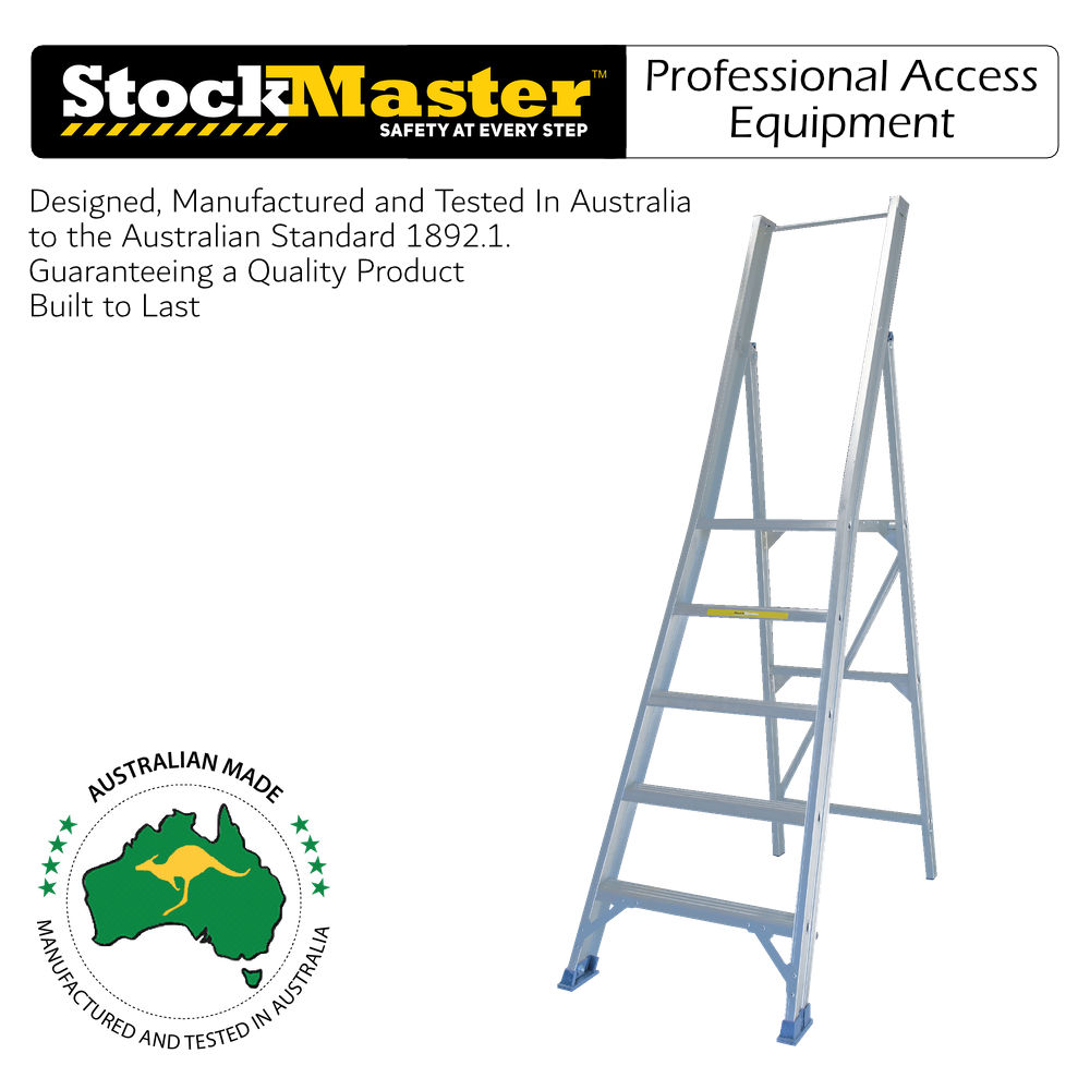 EXF 6 Step 1.5m Surefoot Platform Step by StockMaster - Image 5