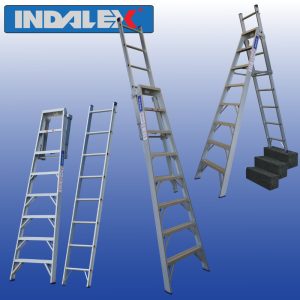 INDALEX Pro Series Combination Ladder collage