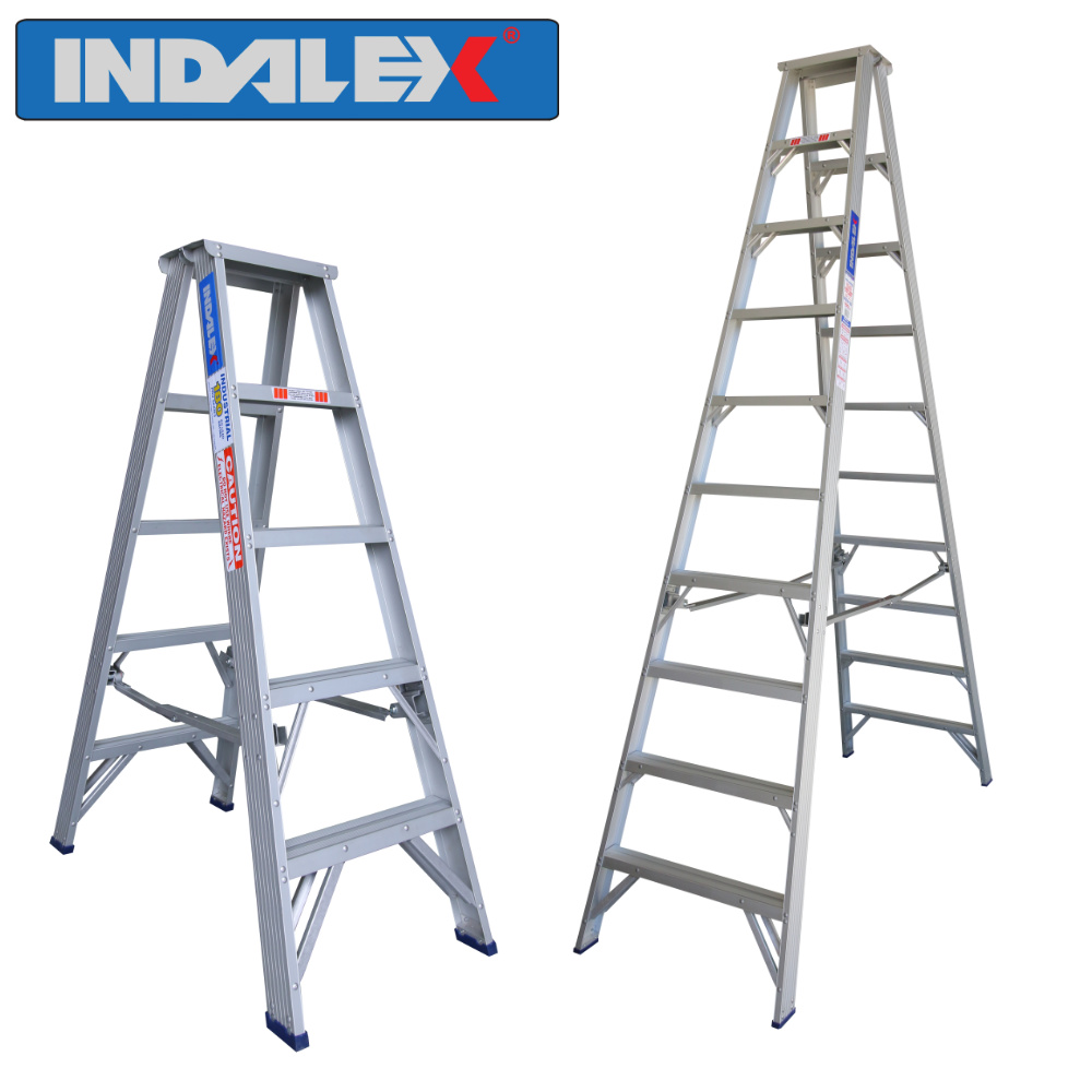 indalex double sided step ladder display