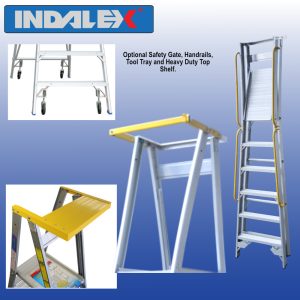 INDALEX Pro Series Platform Step Ladder accessories